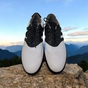Adias Black and White Women's Athletic Golfing shoes Size 8.5